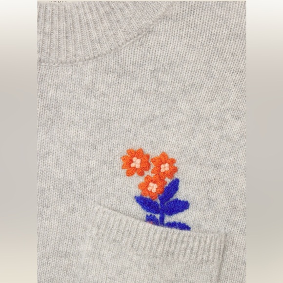 TROVATA Oksana Sweater Grey 100% Cashmere - Picture 5 of 14